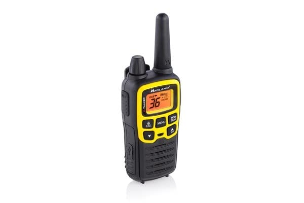 Midland T61VP3 X-Talker FRS Walkie Talkie, Black/Yellow, 2 Pack - image 4