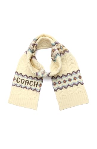 Écharpe en tricot Fair Isle Coach pour vos sorties en ville et week-ends à la montagne