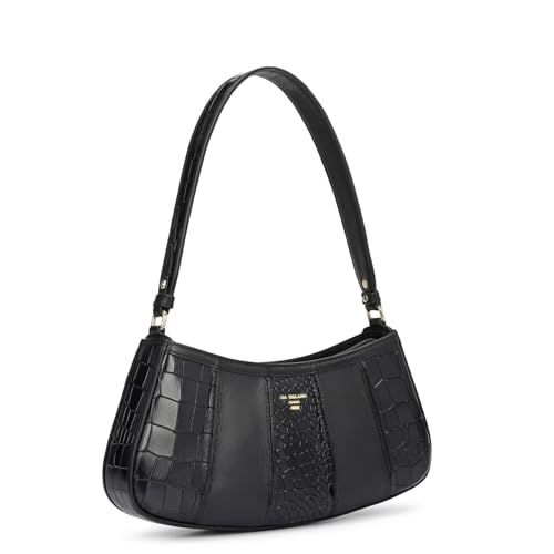 Image of Da Milano Leather Shoulder Bag for Women (01908OL)