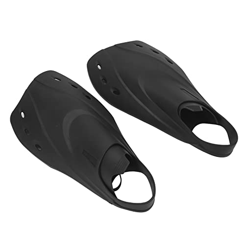 Ausla Aletas de Natación Cortas, Aletas de Buceo Ajustables TPR para Entrenamiento y Snorkel, Ajuste Cómodo de 13 Pulgadas para Adultos Tamaño 36-39 - imagen 5