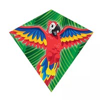Windnsun 18'' Mini Diamond Nylon Kite With Skytails-Handle & Line Included- (Macaw) #TOP24