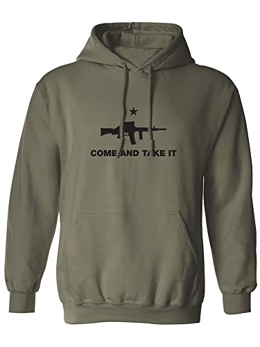 zerogravitee Come And Take It Adult Hooded Sweatshirt