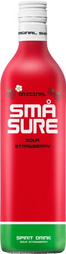 SMA SHOTS Sour Strawberry Colourful Vodka Shot, Sweet Fruit Burst & Sour Strawberry Kick, Perfect as a Party Shot or as a Cocktail with a Mixer 16.4%, 70cl