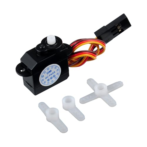 Image of Micro 2.1g Servo DM-S0020 Super Mini Digital Servo 2g Ultra-Lightweight Coreless Servo for RC Hobby Helicopter (Pack of 4)