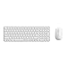 Produktbild Rapoo 9310M kabelloses Tastatur-Maus Set Wireless Deskset 2400 DPI Sensor bis zu 12 Monate Batterielaufzeit flaches Aluminium Design DE-Layout QWERTZ PC & Mac - weiß