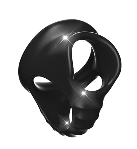 シリカゲル ペニスリングト 陰茎環 リプル陰茎環シリカゲル 3リングコックリング ペニスと睾丸責め刺激 伸縮性に優れのペニスリングに適しています アダルトグッズ 男性用 - 画像1