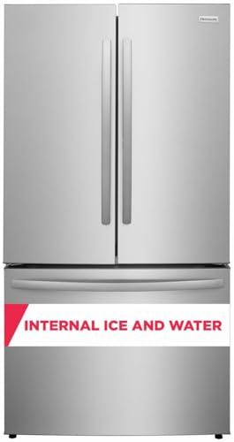 36 in 28.8 cu. ft. Standard Depth French Door Refrigerator in Smudge-Proof Stainless Steel with Internal Water Dispenser