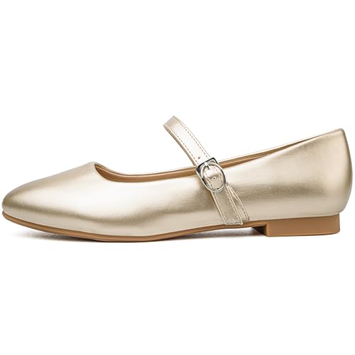 Image of Womens Pointed Toe Black Ballet Flats Comfortable Casual Dress Flats for Women Elegant Memory Foam Flats Shoes with Party Wedding