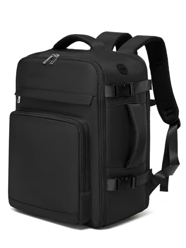 Kono Ryanair Cabin Bag 40x30x20 Underseat Travel Backpack Black Classic