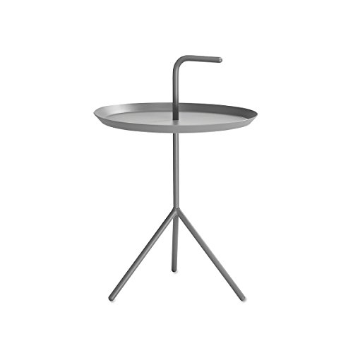Preisvergleich Produktbild DLM Beistelltisch, grau Ø 38cm Höhe Ablage: 44cm