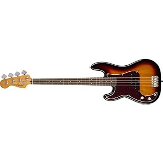 Squier by Fender Basse de précision ambiance classique des années 60 – Laurel Precision Bass (LH) Full Sunburst 3… - Les Beatles, Paul McCartney, John Lennon, RIngo Starr, George Harrison