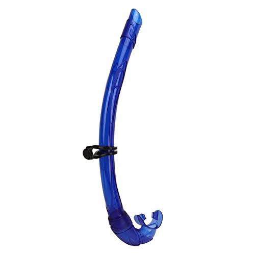 Leapiture Diving Snorkel Snorkeling Tube Freediving Snorkel PVC Snorkel Diving Snorkeling Gear with Mouthpiece for Diving Snorkeling Swimming(Blue)