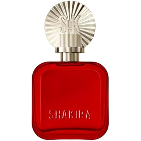 Shakira Perfumes - ROJO by Shakira Eau de Parfum For Women - Długotrwały - Potężny, zmysłowy i czarujący zapach, kwiatowe, pikantne i bursztynowe nuty, idealny na dzień, 50 ml