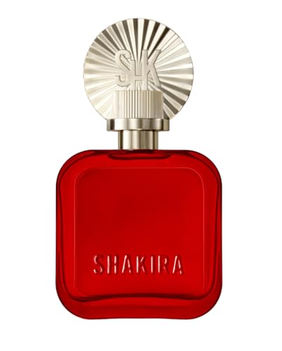 Shakira, Perfumes, ROJO by Shakira Eau de Parfum para Mujer, Larga Duración, Fragancia Potente, Sensual y con encanto, Notas florales, especiadas y ámbar, Optimo para uso diario, 50 ml