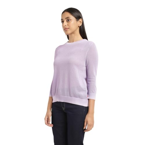 Image of Levi's Women Polyester Round Neck Sweater