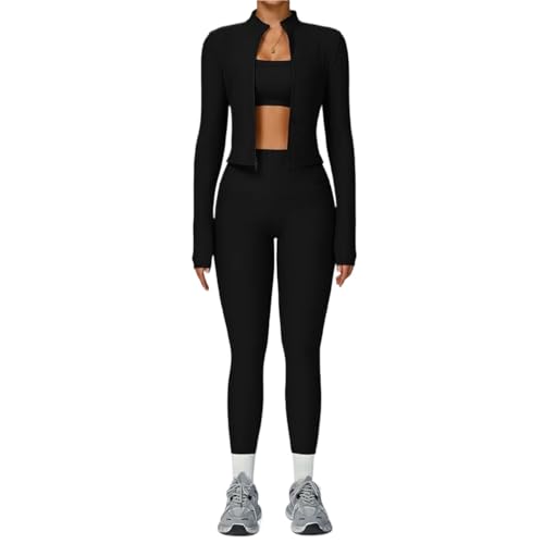 Ensemble de yoga haut de gamme combinaison sport à manches longues pour femme