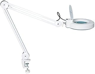 Sanqiao 5X Magnifying Clip Desk Lamp Magnifier LED Lamp Table Magnifier Lamp Adjustable Beauty Light Beauty Salon Tattoo Nail Skin White