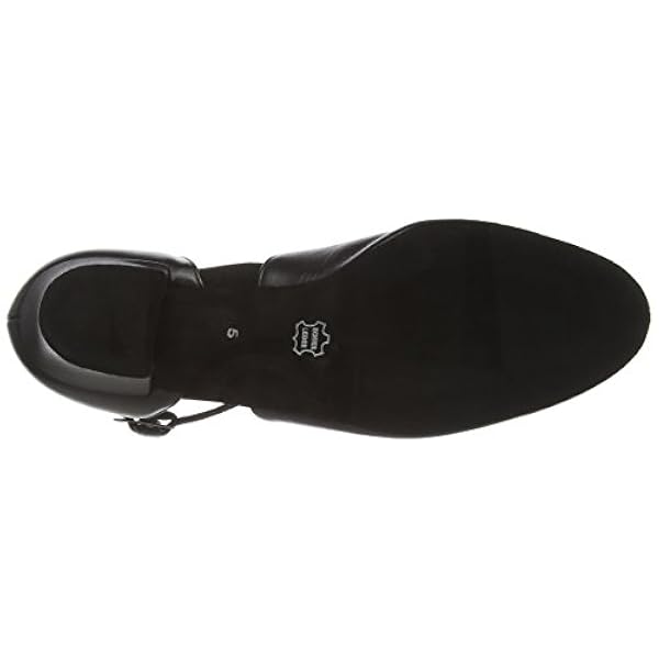 Diamant Donne Scarpe da Ballo 052-102-034 - Pelle Nappa Nero - 3,7 cm Cuban - Made in Germany