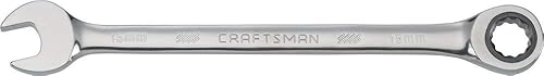 CRAFTSMAN Llave de trinquete, métrica, 0.591 in, 72 dientes, 12 puntos (CMMT42573)