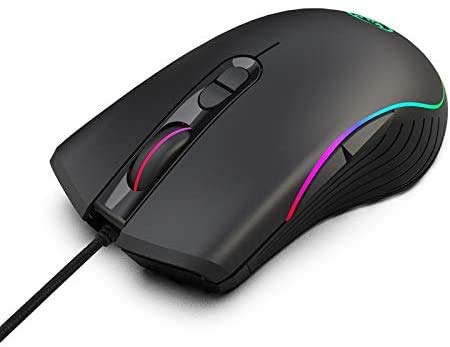 Side view of the Hxsj A867 Gaming Mouse
