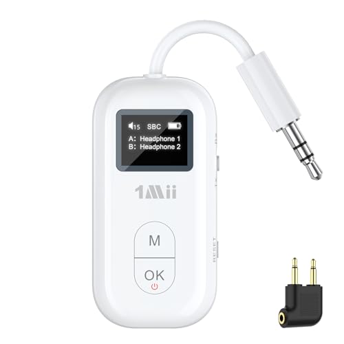 1Mii SafeFly Pro - Airplane Bluetooth Adapter for AirPods or