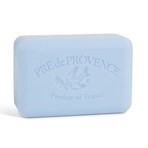 Image of Pre de Provence Artisanal Soap Bar, Enriched with Organic Shea Butter, Natural French Skincare, Quad Milled for Rich Smooth Lather, 8.8 Ounce, Ocean Air