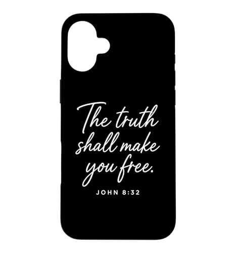 Truth Shall Make You Free John 8:32 �M���� ���� �X�}�z�P�[�X iPhone 16 Plus �p
