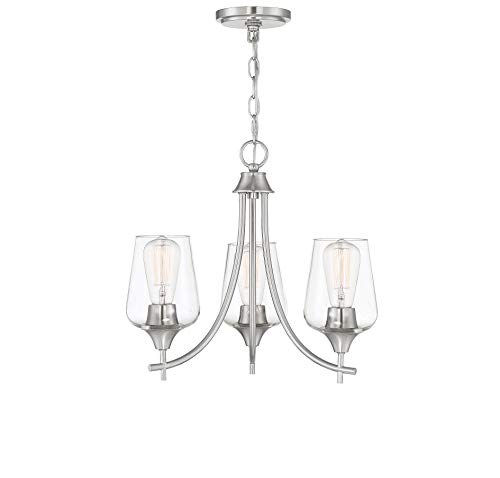 Savoy House 1-4031-3-Sn Octave 3-Light Chandelier In A Satin Nickel Finish (16" H X 18" W) #TOP28
