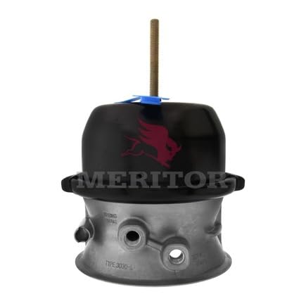 Meritor R873030PEL Air Brake Chamber Type 30/30 L Model, Piggyback Chamber, No Clevis