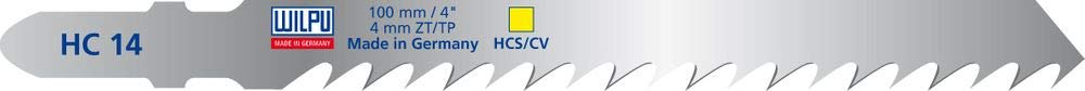 brzeszczot do wyrzynarki HC 14 z uchwytem z uchwytem z grzechotką / uchwytem T, 25 sztuk