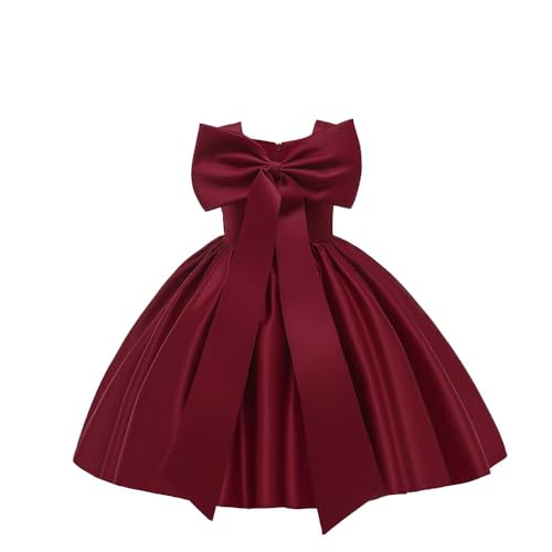 6M-8T Baby Girl Big Bowknot Birthday Pageant Dress Toddler Party Tutu Gown Baptism Dresses