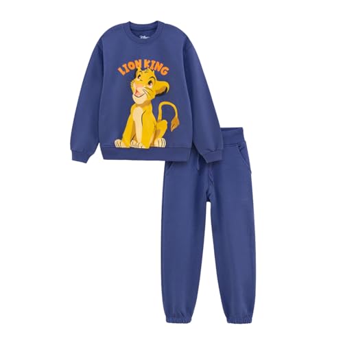 Image of Nap Chief Kids Cotton Official Disney The Lion King Characters Printed Co ord set for Boys & Girls, Sweatshirt and Joggers Clothing Set for Casual Wear