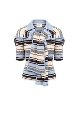 MONSE, Back Knot Knitted Top