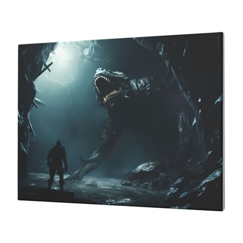 Impression toile monstre sous la mer PHAYAH pour habiller un mur vide avec originalité