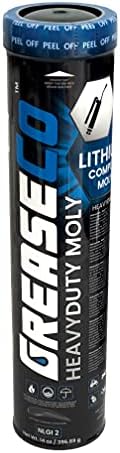 Moly Grease | Axle | Ball and Joint | 5th Wheel | 3% Molybdenum | Automotive | Tractor | CV Joint | Spline | Lithium EP Grease Tube | Single Cartridge | Grease For Grease Gun | NLGI 2 | HeavyDuty Moly
