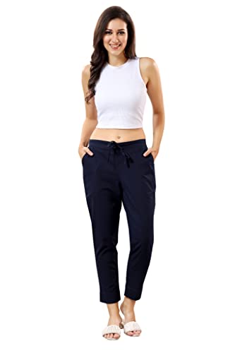 Image of TRASA Ultra Soft Cotton Regular and Plus 8 Colour Cotton Pants for Womens and Girls - Available Sizes : M,L,XL,2XL,3XL,4XL,5XL