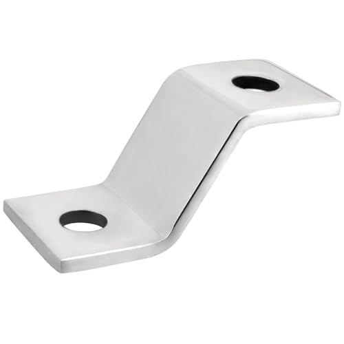 GG Grand General 33348 Stainless Steel Heavy Duty Angled Z Shape Mounting Bracket, Small by GG Grand General - Used condition - US$9.48
