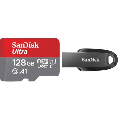 Image of SanDisk Ultra 128GB microSDXC UHS-I, 140MB /s R, Memory Card, 10 Y Warranty, for Smartphones