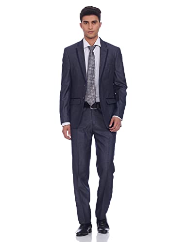 Image of Raymond Rayon Blend Men's Full Sleeve Contemporary FIT Medium Grey Formal Suit