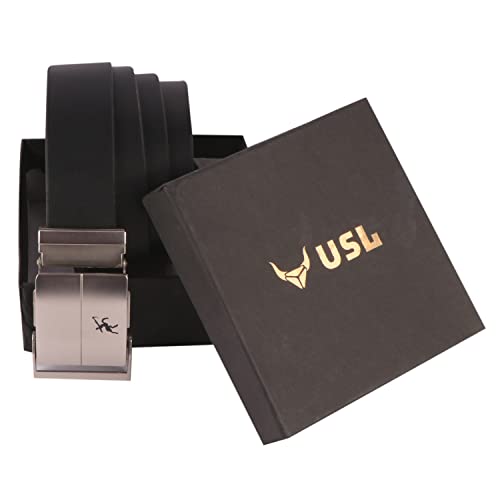 Image of USL Mens Leather Belt | Leather Belt For Men | Formal Mens Leather Belt