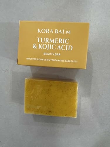 Turmeric & Kojic Acid Brightening Soap Bar - Gentle Exfoliation