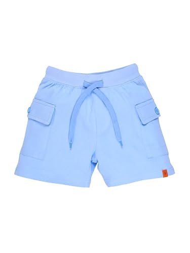Image of KiddoPanti Boys 100% Cotton Knitted Above Knee Length Basic Cargo Shorts