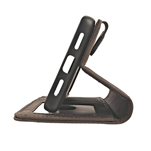 Blackbrook Google Pixel 7 Pro Wallet Case Set - (2 In 1) Carson Full Grain Leather Magnetic Wallet For Google Pixel 7 Pro (6.7") - 4 Credit Card Slots, Cash & Clear Id Pockets With Kickstand #TOP6