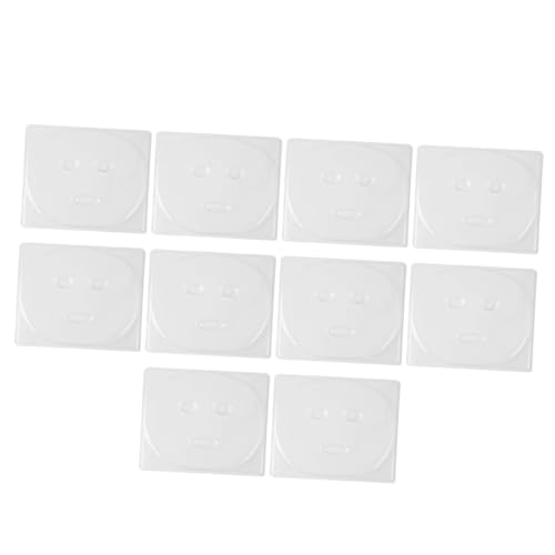 VICASKY 10 piezas DIY Algas Mascarilla Mascarilla facial reutilizable de plástico para aplicaciones de cuidado de la piel y belleza