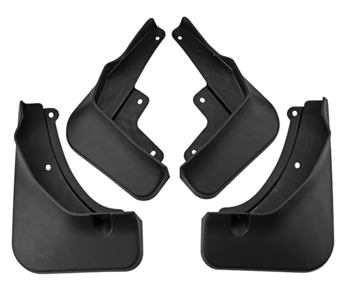 Image of Mud Flaps Guards Fit for 2018-2020 Chevrolet Orlando, Front & Rear Splash Guards Accessories - 4 Pc, Black