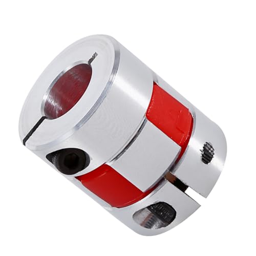 12mm x 8mm CNC Flexible Plum Coupling Shaft Coupler Stepper Motor Encoder Connector Coupler D20 L30 Jaw Clamp Aluminum Alloy