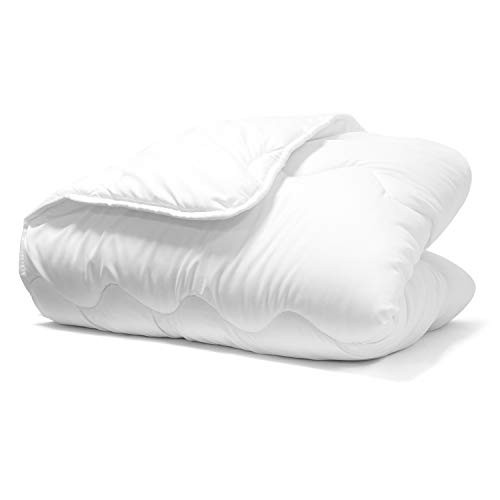 ZenPur Edredon Nordico Cama 135/140/150/160 cm Verano e Invierno - Relleno Nórdico de 2 Capas de Microfibra Divisibles Lavables a Máquina - Edredón Nórdico 4 Estaciones - Medidas 220 x 240 cm