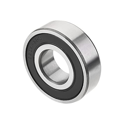 Othmro 内径20mm 外径47mm 厚さ14mm 両面ゴムシール 6204-2RS 1個入り ベアリング 深溝玉軸受 高炭素クロム軸受鋼 ミニベアリング ボールベアリング スチールボール 単列転動体 修理部品 工作機械電子機器用 ミニチュアベアリング 機械製造用 プーリーブロック用 高強度ベアリング ホイールワイヤーロープリフトガイド