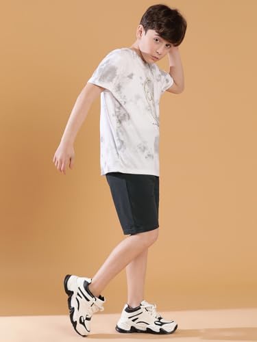 Image of Li'l Tomatoes Boys 100% Cotton Night Suit | Summer T-Shirt & Shorts Sleepwear Set | Soft & Breathable | 7-16 Years