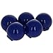 MroMax ABS Ball Knob Female Thread Machine Handle 28mm/1.10 Inch Diameter Smooth Rim Blue 5pcs